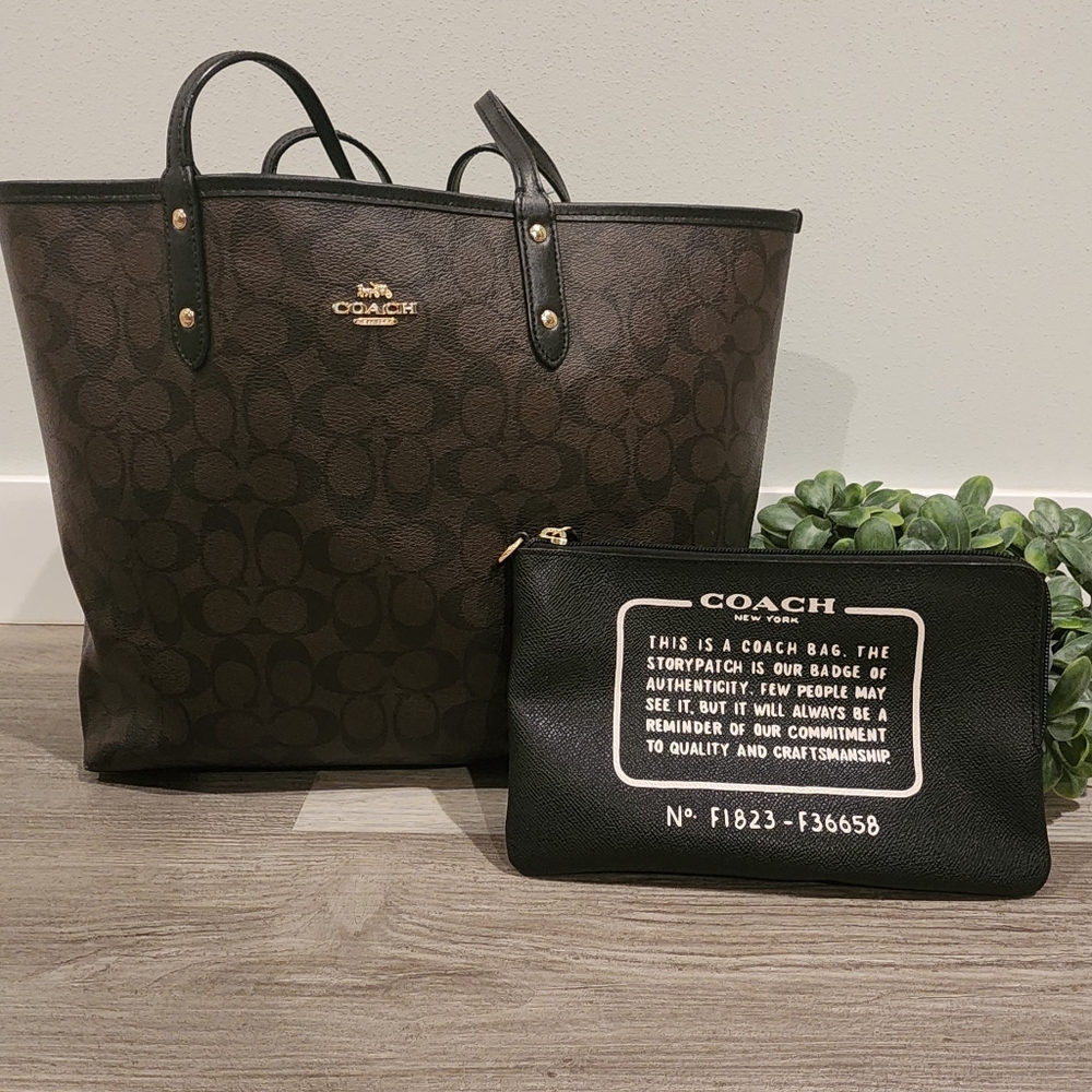 Coach Reversible City Tote